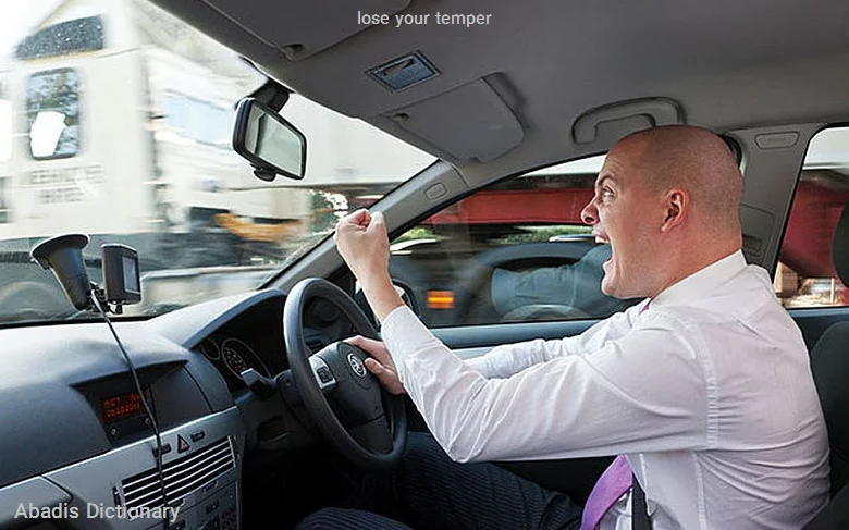 lose your temper